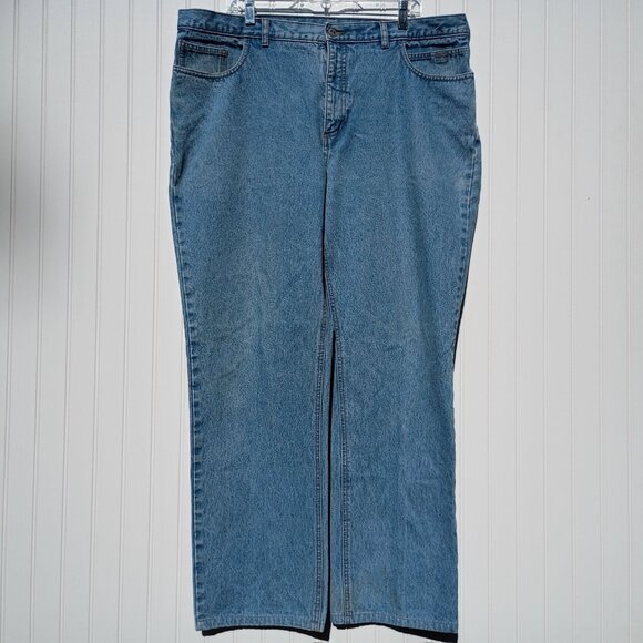 Columbia Jeans Mens 40 x 30 Blue Denim Bonehead Jean Vtg Straight Leg Casual Y2K - Picture 10 of 12